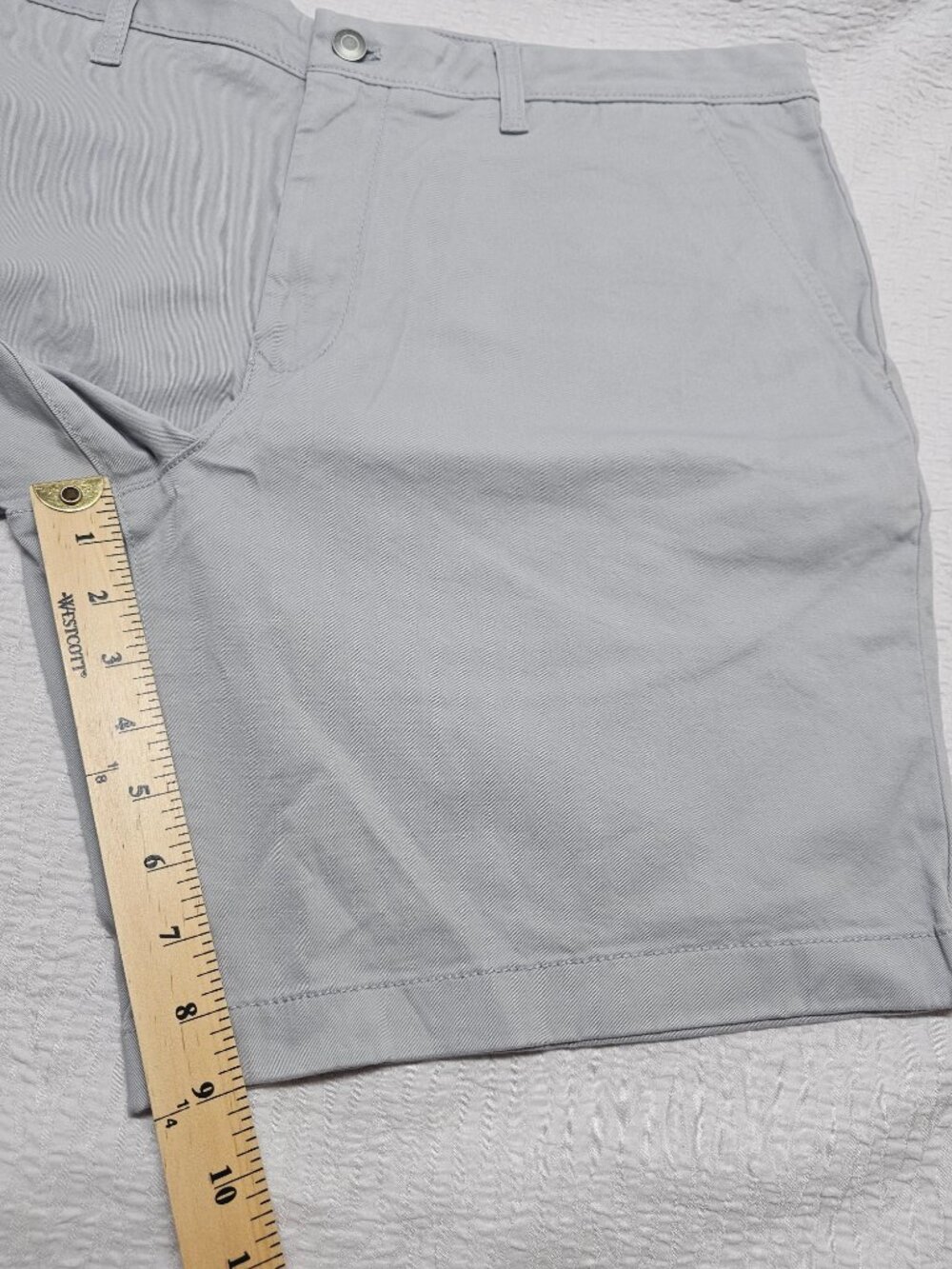 Member's Mark Men's Stretch Everyday Flat Front Twill Short Size 40 - Picture 6 of 8